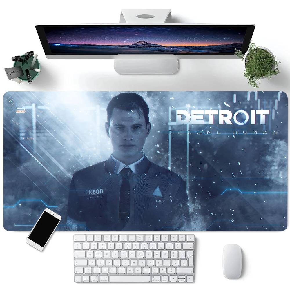 Игровой коврик для мыши Detroit Become Human, большой коврик для клавиатуры и стола, игровой коврик для мыши, с заблокированным краем, нескользящий коврик LE600x300x2mm
Игровой коврик для мыши Detroit Become Human, большой коврик для клавиатуры и стола, игровой коврик для мыши, с заблокированным краем, нескользящий коврик LE600x300x2mm