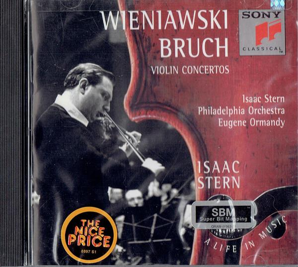 CD WIENIAWSKI, BRUCH, STERN; ORMANDY - Violin Concerto 2 / Violin Concerto SMK66830 Sony Classical 1995 US Classical Used
CD WIENIAWSKI, BRUCH, STERN; ORMANDY - Violin Concerto 2 / Violin Concerto SMK66830 Sony Classical 1995 US Classical Used