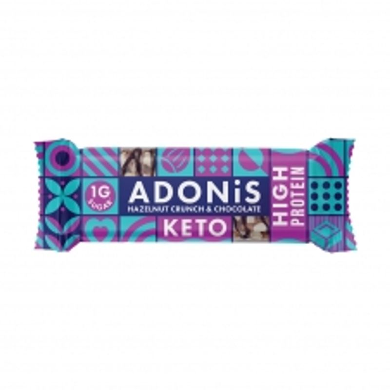 ADONIS Pronetigel Keto Hazelnut Crunch & Chocolate 45g
ADONIS Pronetigel Keto Hazelnut Crunch & Chocolate 45g