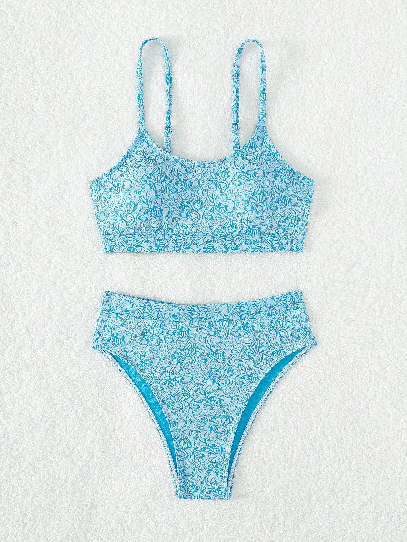 2023 High-Waisted Sexy Split Bandeau Bikini Swimsuit Small темно-синього кольору
2023 High-Waisted Sexy Split Bandeau Bikini Swimsuit Small темно-синього кольору