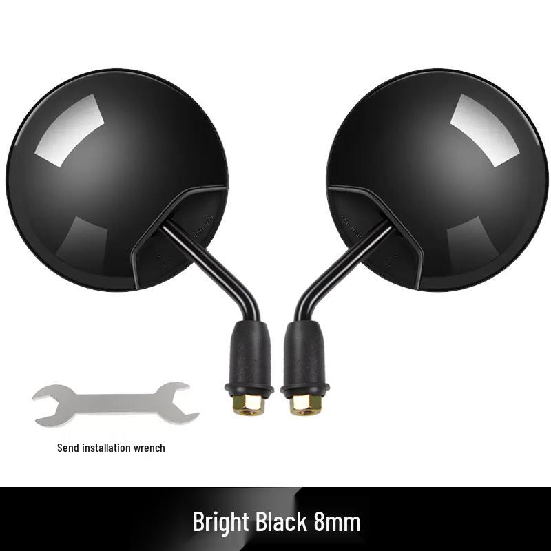 Compact Wide-Angle Rearview Mirror for Electric Scooters & Small Battery Bikes - Self-Reversing, Reflective, Universal Fit
Compact Wide-Angle Rearview Mirror for Electric Scooters & Small Battery Bikes - Self-Reversing, Reflective, Universal Fit