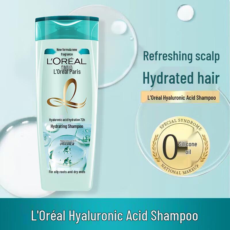 L Oréal Hyaluronic Acid Hydrating Anti-Dandruff Shampoo
L Oréal Hyaluronic Acid Hydrating Anti-Dandruff Shampoo