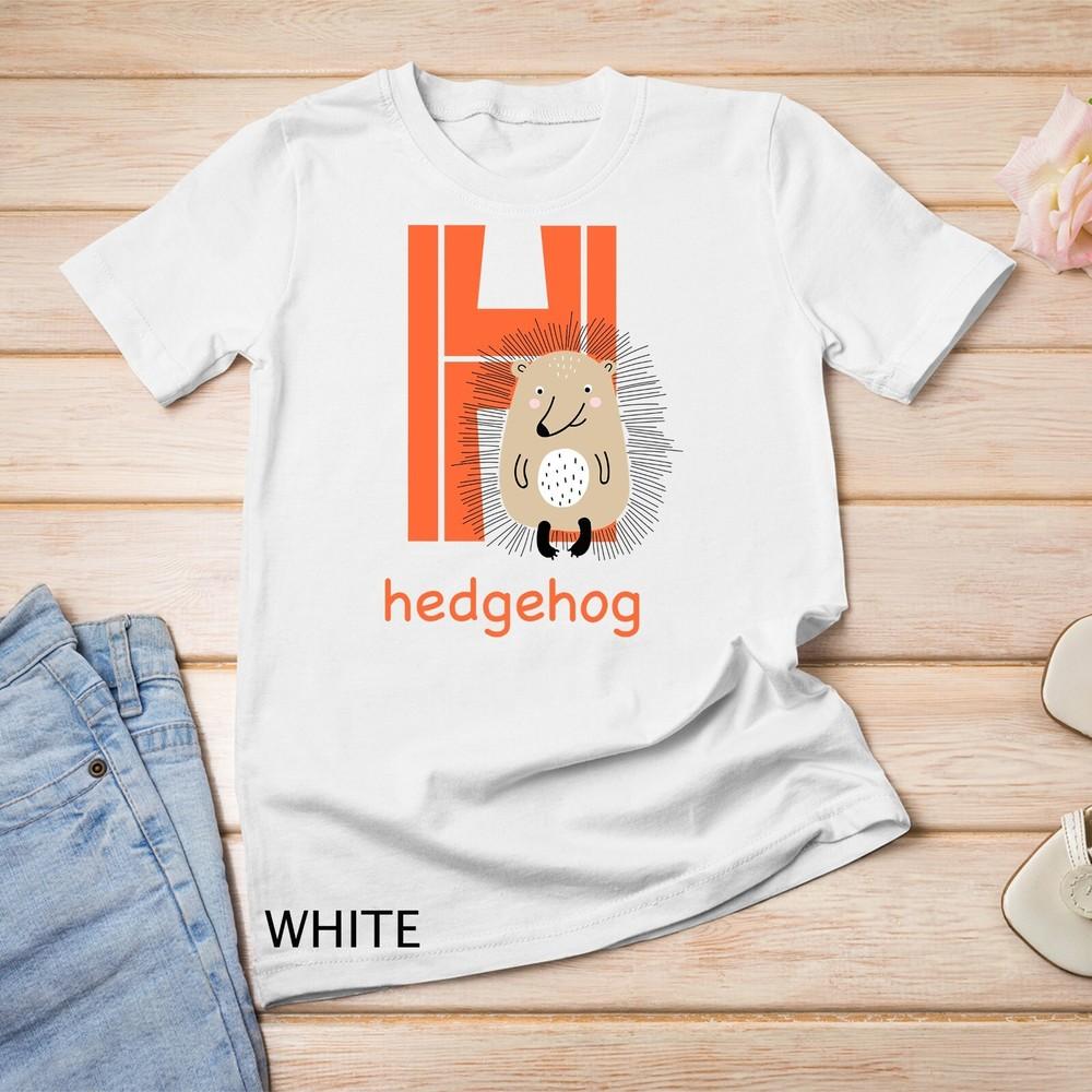 Kids Hedgehog Letter H Alphabet Cute Animal Boys Or Girls Unisex T-shirt 4XL
Kids Hedgehog Letter H Alphabet Cute Animal Boys Or Girls Unisex T-shirt 4XL