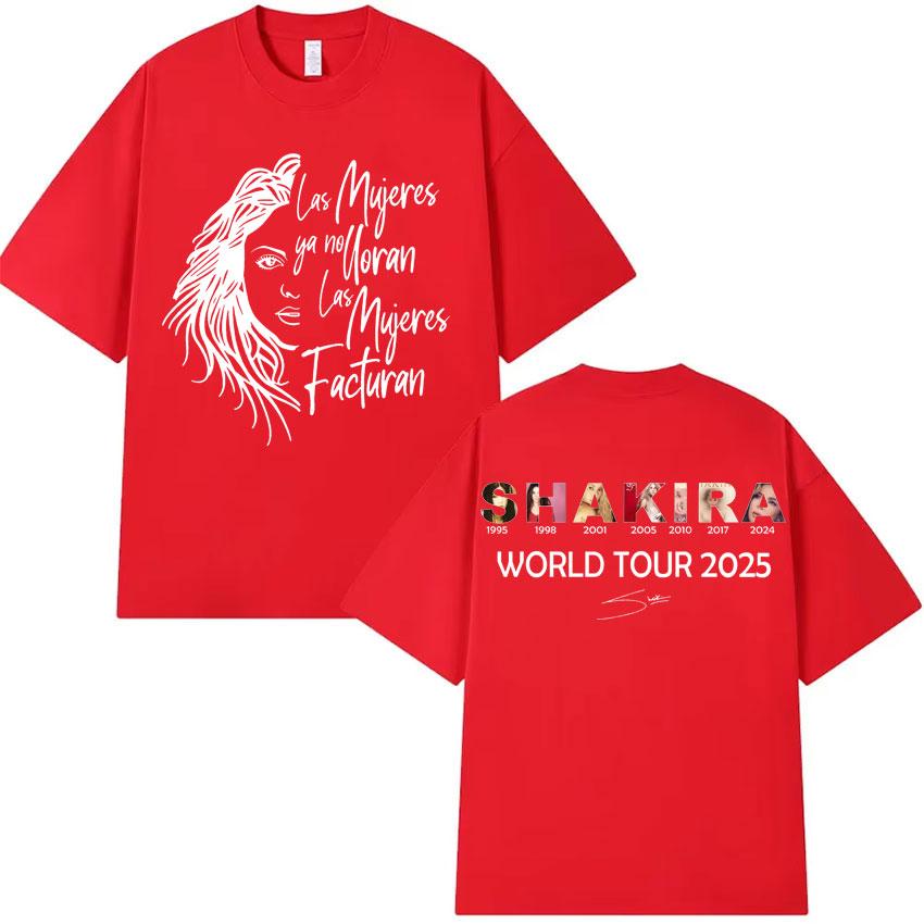 Shakira Las Mujeres Ya No Lloran World Tour 2025 Tshirts Mens Hip Hop Tshirt High Quality Cotton Oversized Tee Shirt Fans Gift S
Shakira Las Mujeres Ya No Lloran World Tour 2025 Tshirts Mens Hip Hop Tshirt High Quality Cotton Oversized Tee Shirt Fans Gift S