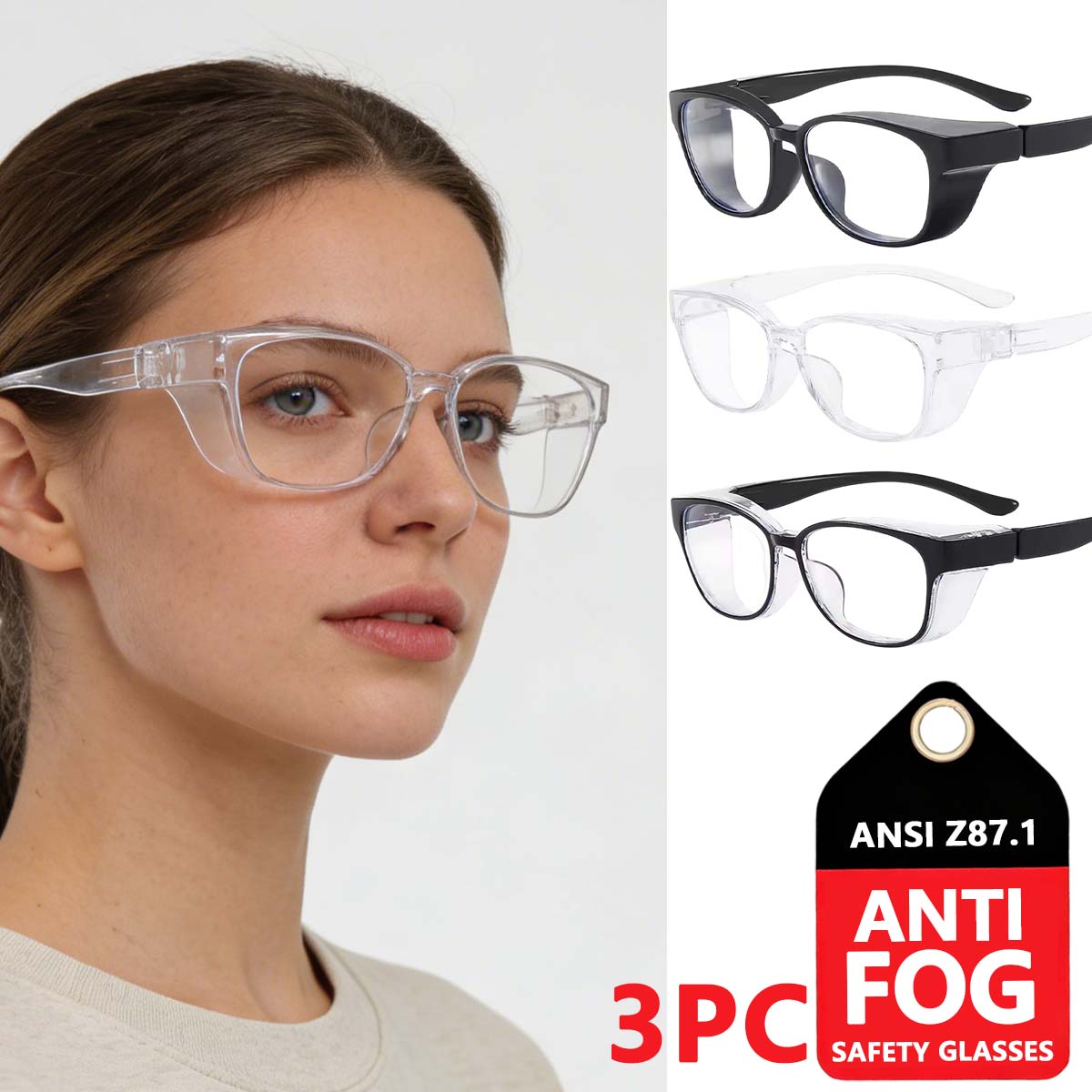 anti-fog safety glasses for women | asin z87.1 safety glasses for men | blue light blocking safety goggles HM3
anti-fog safety glasses for women | asin z87.1 safety glasses for men | blue light blocking safety goggles HM3