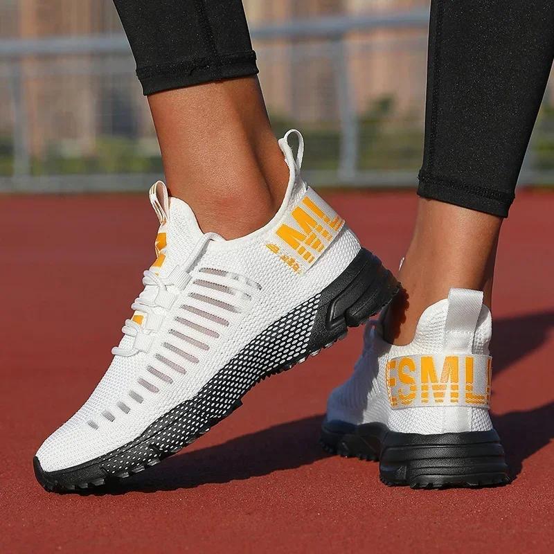 Breathable Women s Running Shoes Summer Lightweight Outdoor Soft Women s Sneakers New Fashionable Versatile Lace Up Tennis Shoes 37 чорний
Breathable Women s Running Shoes Summer Lightweight Outdoor Soft Women s Sneakers New Fashionable Versatile Lace Up Tennis Shoes 37 чорний