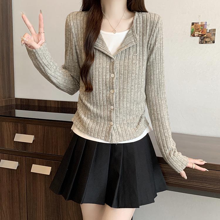 Plus Size Women s Korean Style Two-Piece Long Sleeve Knit Top 4XL світло-сірий колір
Plus Size Women s Korean Style Two-Piece Long Sleeve Knit Top 4XL світло-сірий колір