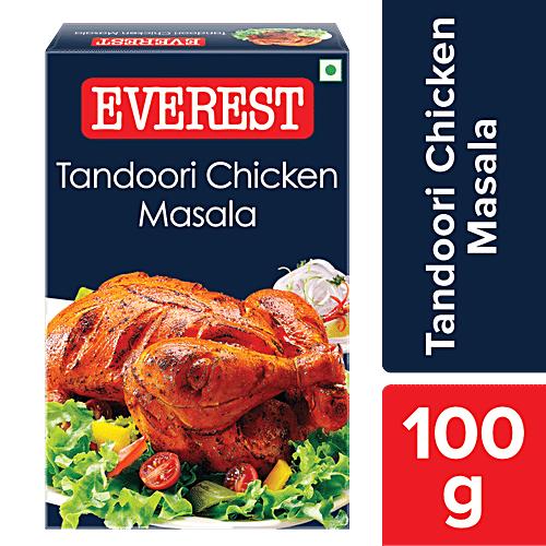Everest Tandoori Chicken Masala 100 g Pack Of 1 Spice Blend For Rich Flavorful Cooking And Authentic Tandoori Dishes
Everest Tandoori Chicken Masala 100 g Pack Of 1 Spice Blend For Rich Flavorful Cooking And Authentic Tandoori Dishes