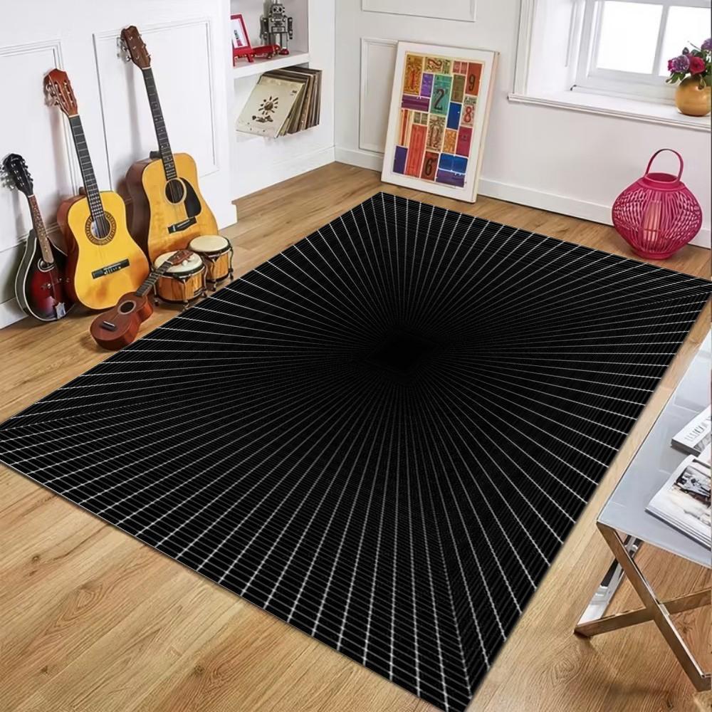 2D Optical Illusion Concentric Circles Rug Modern Abstract Vortex Soft Non-Slip Floor Carpet Minimalist Home Decor for Bedroom 40X60CM
2D Optical Illusion Concentric Circles Rug Modern Abstract Vortex Soft Non-Slip Floor Carpet Minimalist Home Decor for Bedroom 40X60CM