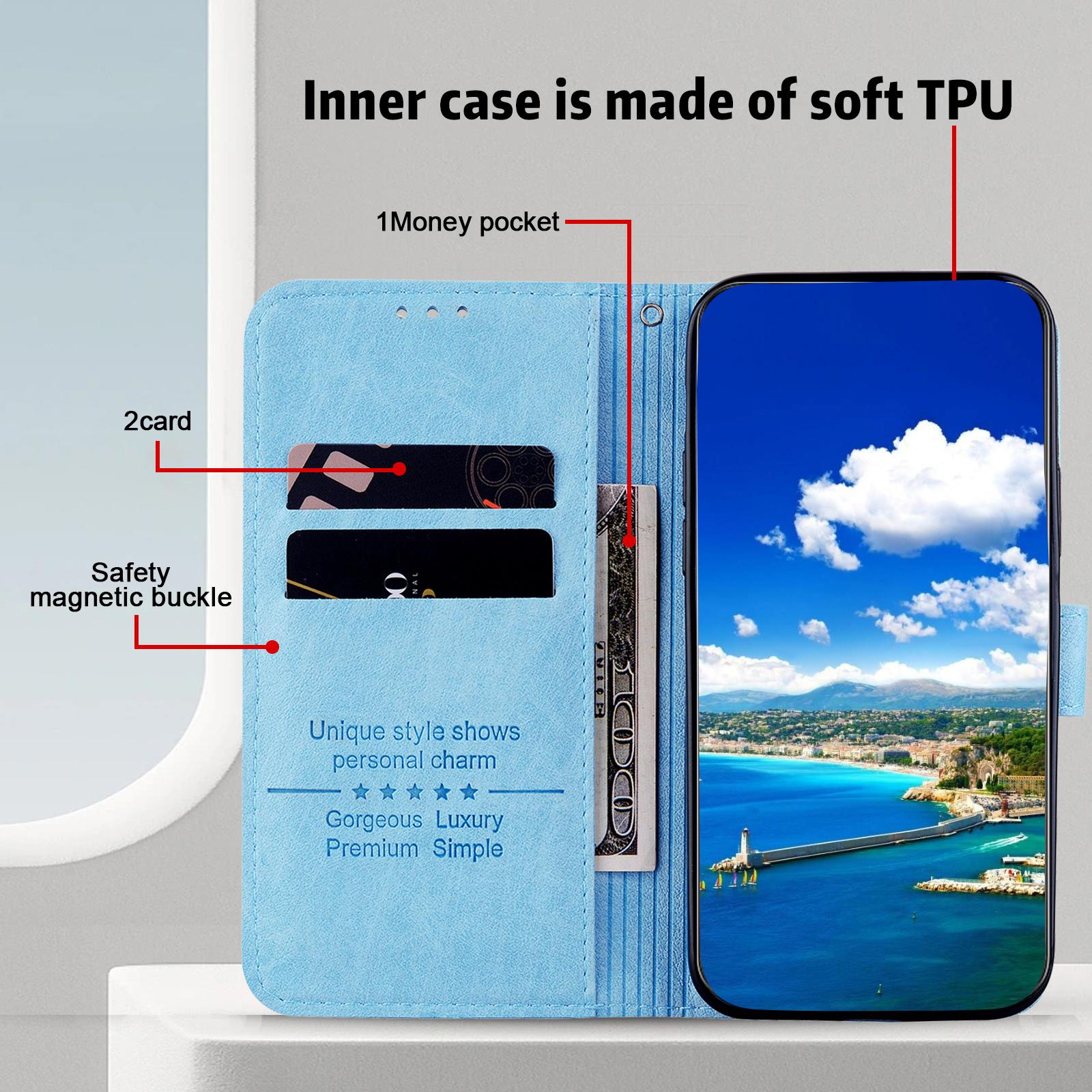 For iPhone 16 Case Solid Color Leather Folding Stand Wallet Leather Phone Cover Baby Blue
For iPhone 16 Case Solid Color Leather Folding Stand Wallet Leather Phone Cover Baby Blue