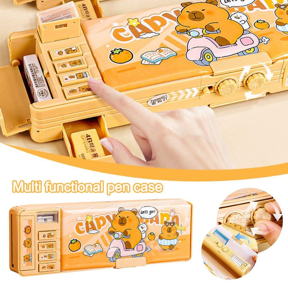 Large Capacity Capibara Pencil Case Multifunctional High-tech Pen Box New Pen Boxes Students
Large Capacity Capibara Pencil Case Multifunctional High-tech Pen Box New Pen Boxes Students