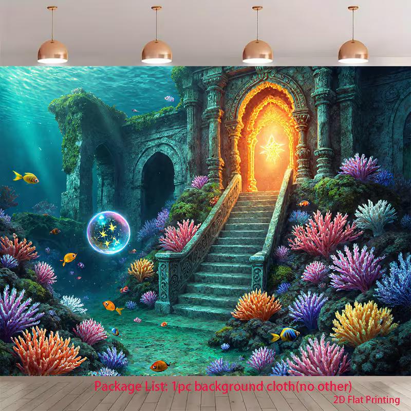2D Flat Underwater Coral Ruins Backdrop Ocean Themed Photography Background 47.2x31.5inch/120*80cm
2D Flat Underwater Coral Ruins Backdrop Ocean Themed Photography Background 47.2x31.5inch/120*80cm