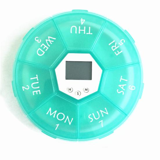 7 Grid Pill Storage Box Timing Reminder Weekly Medicine Alarm Light Container зелений
7 Grid Pill Storage Box Timing Reminder Weekly Medicine Alarm Light Container зелений