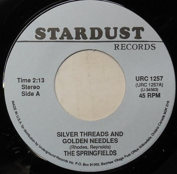 7inch Record SPRINGFIELDS SERENDIPITY SINGERS Silver Threads And Golden Needles URC1257 Stardust Record Canada Rock Used
7inch Record SPRINGFIELDS SERENDIPITY SINGERS Silver Threads And Golden Needles URC1257 Stardust Record Canada Rock Used