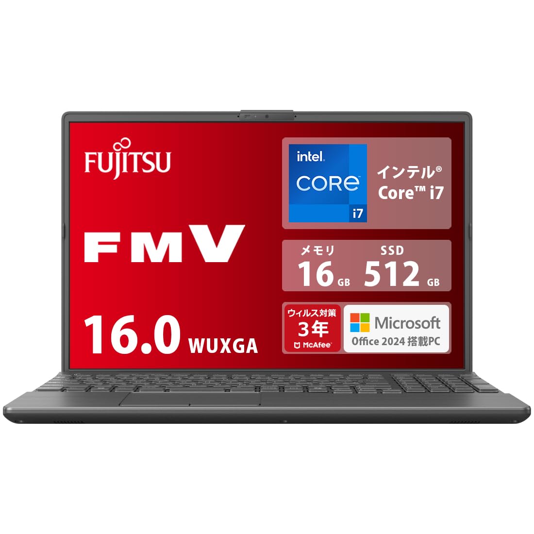 Fujitsu Laptop FMV LIFEBOOK Office compatible Disc AH series WA3/J3 (MS 2024/Win 11/16.0 type/Core i7/16GB/SSD 512GB/BDXL Blu-ray drive) AZ_WA3J3_Z664
Fujitsu Laptop FMV LIFEBOOK Office compatible Disc AH series WA3/J3 (MS 2024/Win 11/16.0 type/Core i7/16GB/SSD 512GB/BDXL Blu-ray drive) AZ_WA3J3_Z664