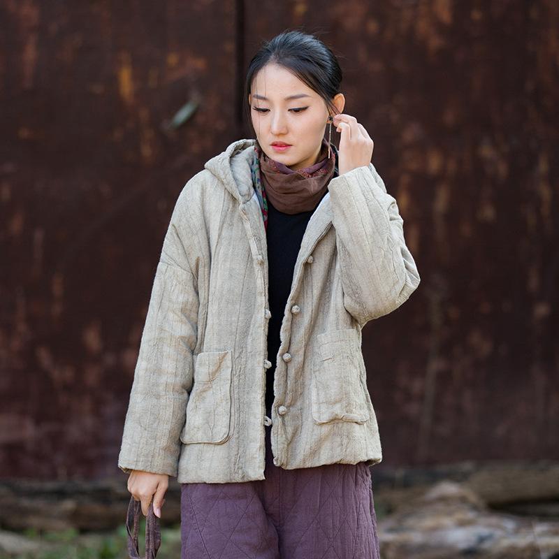 Johnature Women Vintage Winter Hooded Button Pockets Tie-dye Coats Chinese Style Warm Female Coats One Size
Johnature Women Vintage Winter Hooded Button Pockets Tie-dye Coats Chinese Style Warm Female Coats One Size