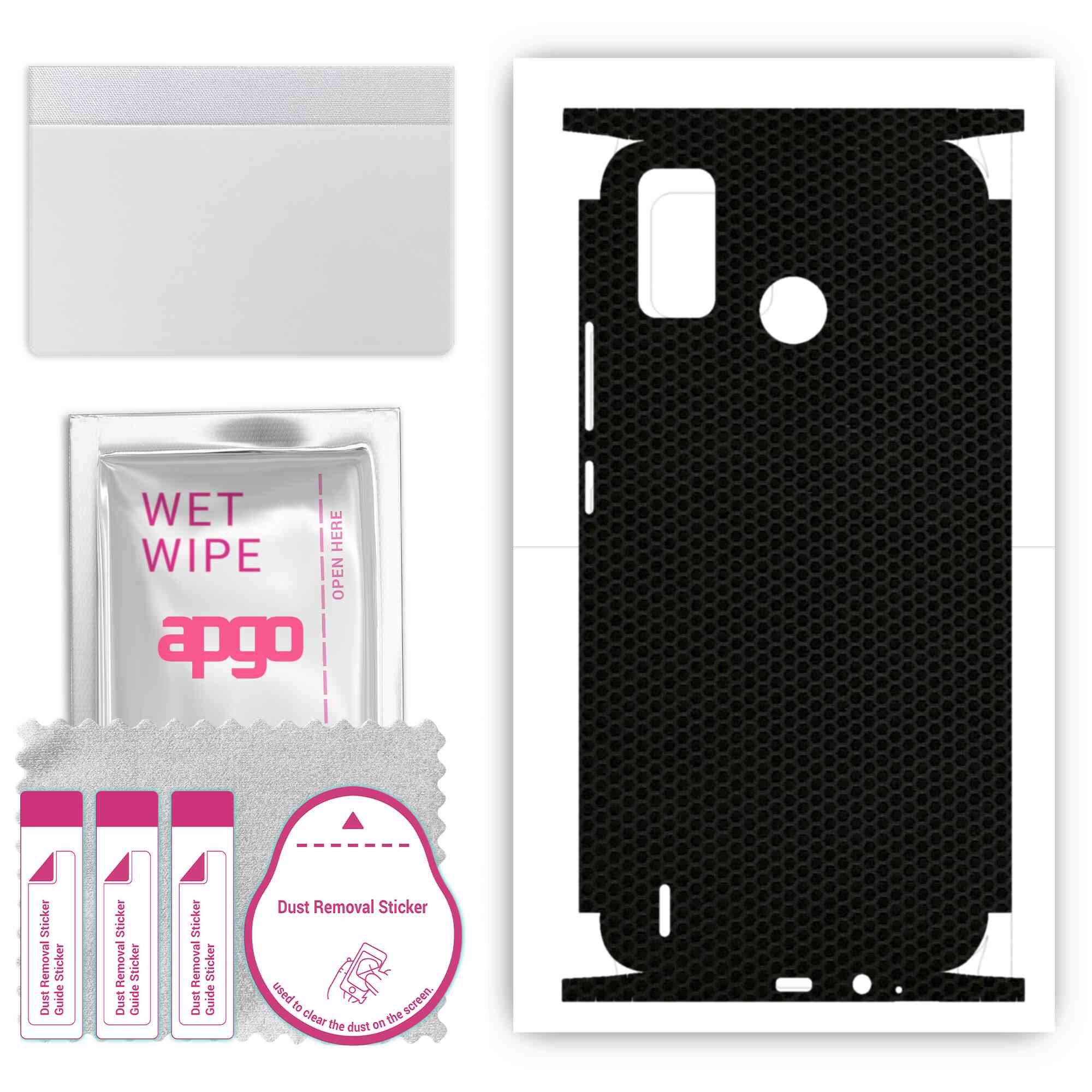 apgo Protective Skin Sticker for the back+sides compatible with Tecno Spark 6 Go, Full Wrap Film, Foil, Vinyl - Pattern Matrix
apgo Protective Skin Sticker for the back+sides compatible with Tecno Spark 6 Go, Full Wrap Film, Foil, Vinyl - Pattern Matrix