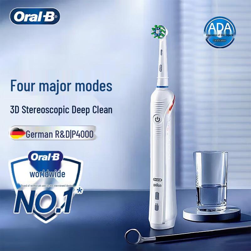 Oral-B P4000 3D Sonic Electric Toothbrush
Oral-B P4000 3D Sonic Electric Toothbrush