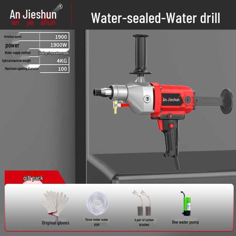 High-Power Diamond Core Drill: Dual-Use Dry/Wet Handheld & Desktop
High-Power Diamond Core Drill: Dual-Use Dry/Wet Handheld & Desktop