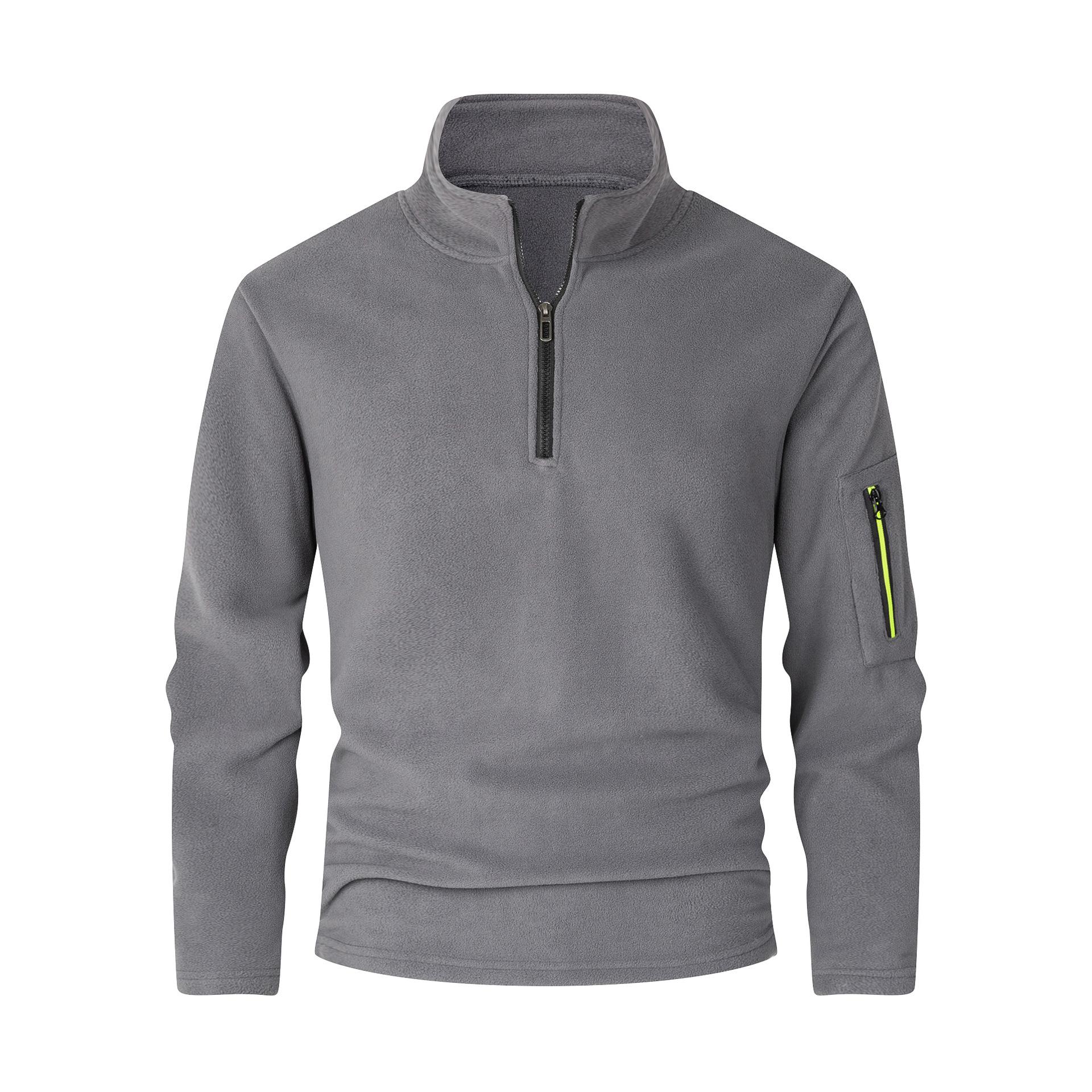 Европейская и американская свободная однотонная простая толстовка осенняя теплая с воротником-стойкой на молнии толстая флисовая толстовка мужской топ S серый
Европейская и американская свободная однотонная простая толстовка осенняя теплая с воротником-стойкой на молнии толстая флисовая толстовка мужской топ S серый