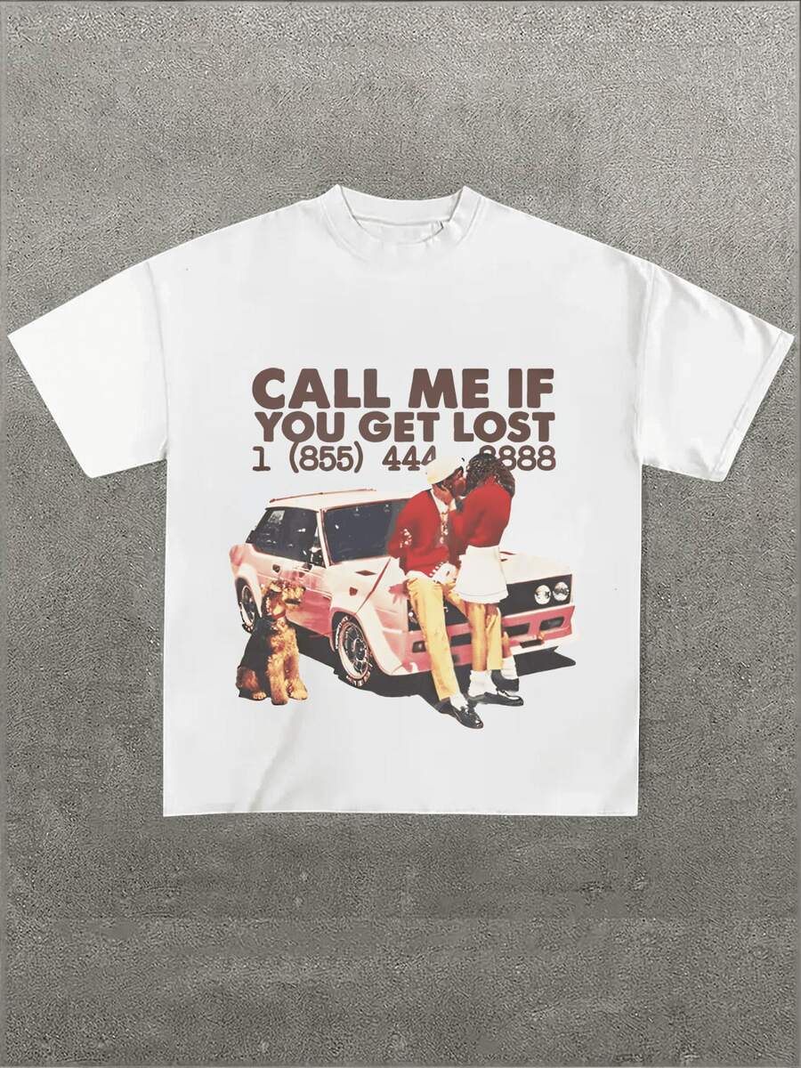 Vintage Plus Size Call Me If You Get Lost Car Photo Print Graphic TeeCasual PrintComfortable And XL
Vintage Plus Size Call Me If You Get Lost Car Photo Print Graphic TeeCasual PrintComfortable And XL