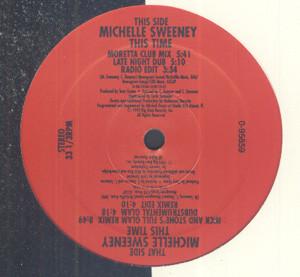 12inch Record MICHELLE SWEENEY - This Time 095859 Big Beat 1994 US Dance & Electronica Used
12inch Record MICHELLE SWEENEY - This Time 095859 Big Beat 1994 US Dance & Electronica Used