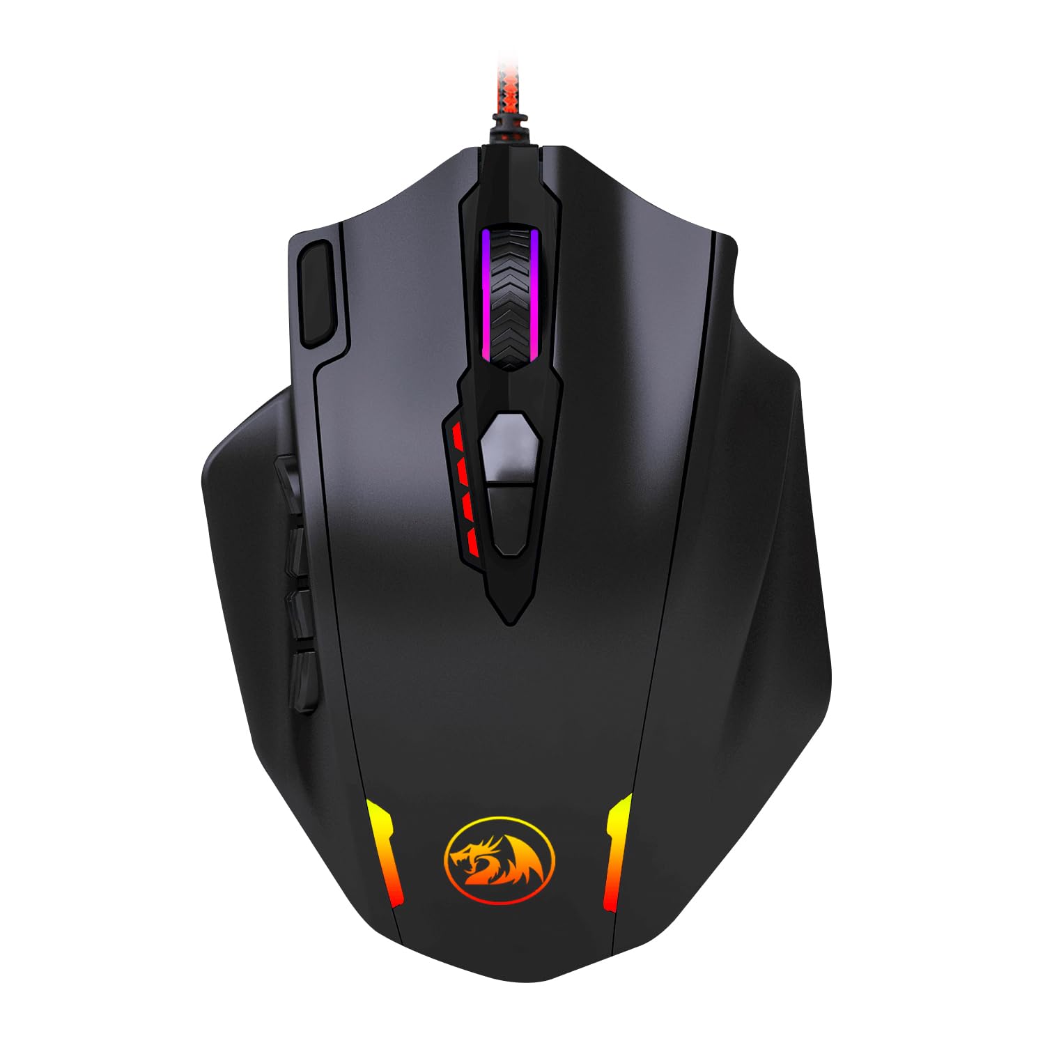 Redragon M908 12400 DPI Impact MMO Gaming Mouse 18 програмованих кнопок Картридж із регулюванням ваги 12 бічних кнопок
Redragon M908 12400 DPI Impact MMO Gaming Mouse 18 програмованих кнопок Картридж із регулюванням ваги 12 бічних кнопок