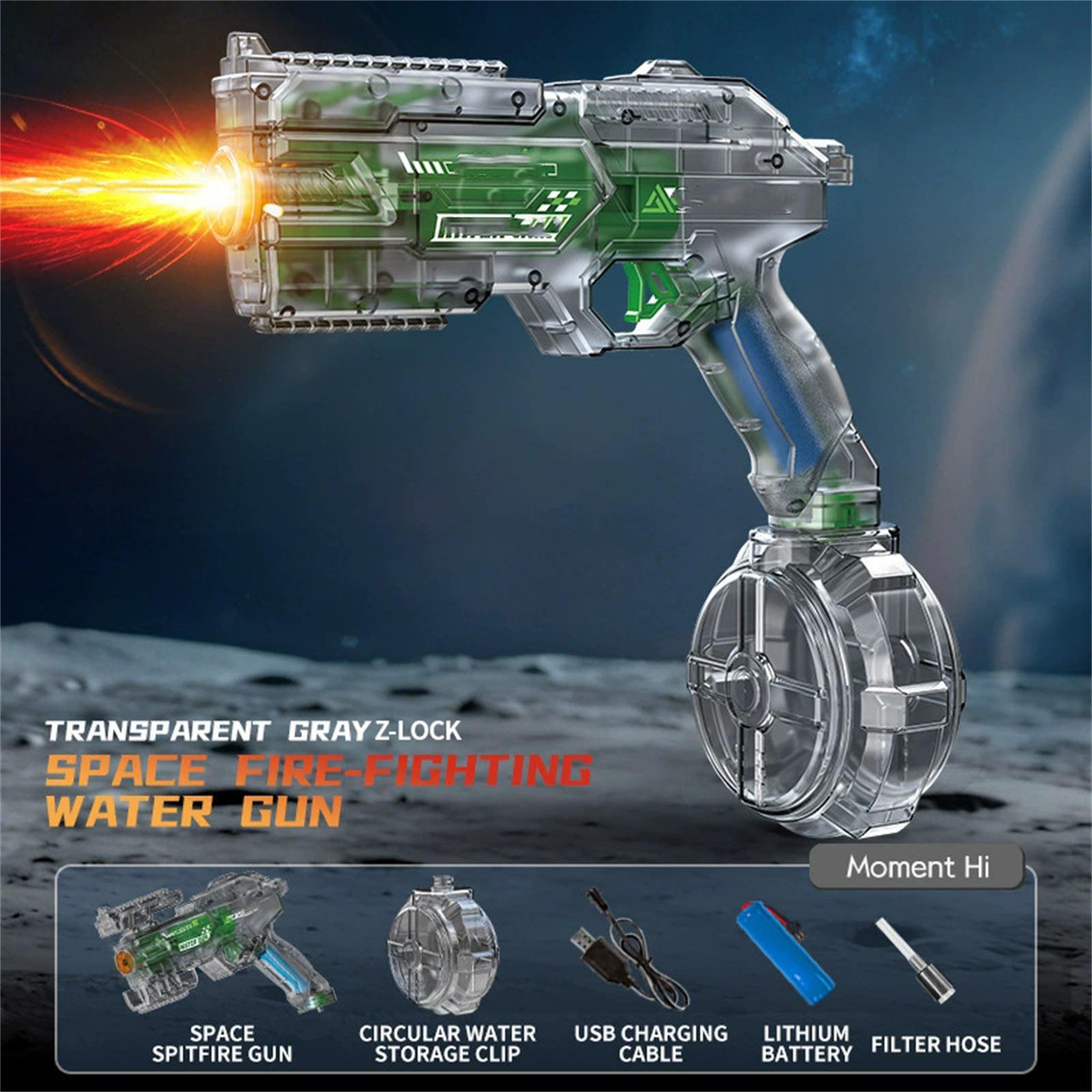 Fully Automatic Continuous WaterGun For Children Rechargeable,Automatic Squirt Watergun With LED One Size
Fully Automatic Continuous WaterGun For Children Rechargeable,Automatic Squirt Watergun With LED One Size