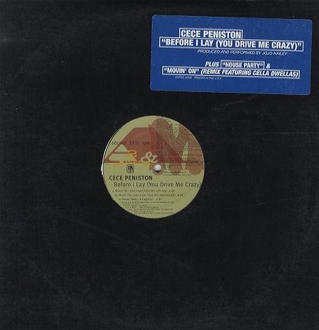 12inch Record CE CE PENISTON - Before I Lay (You Drive Me Crazy) / AMPRO00342 A&M 1996 US Dance & Electronica Used
12inch Record CE CE PENISTON - Before I Lay (You Drive Me Crazy) / AMPRO00342 A&M 1996 US Dance & Electronica Used