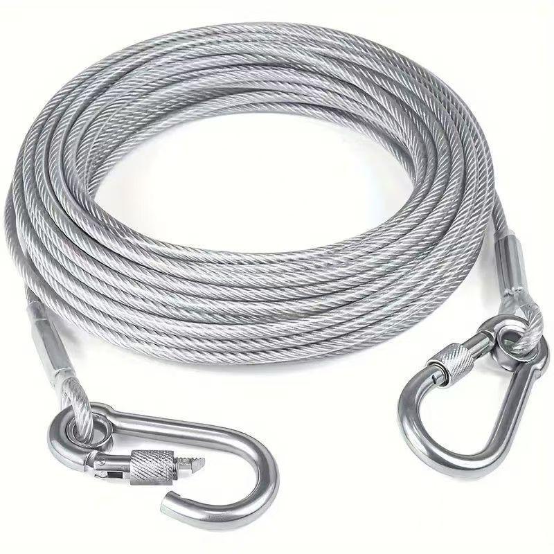 Stainless Steel Spring Dog Leash & Safety Rope for Outdoor Use With Buckle Steel Rope 2m
Stainless Steel Spring Dog Leash & Safety Rope for Outdoor Use With Buckle Steel Rope 2m