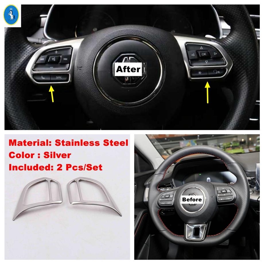 ABS For MG ZS 2018 - Car Steering Wheel Decor Cover Trim Carbon Fiber / Red / Silver / Black Brushed Interior Accessories срібний
ABS For MG ZS 2018 - Car Steering Wheel Decor Cover Trim Carbon Fiber / Red / Silver / Black Brushed Interior Accessories срібний