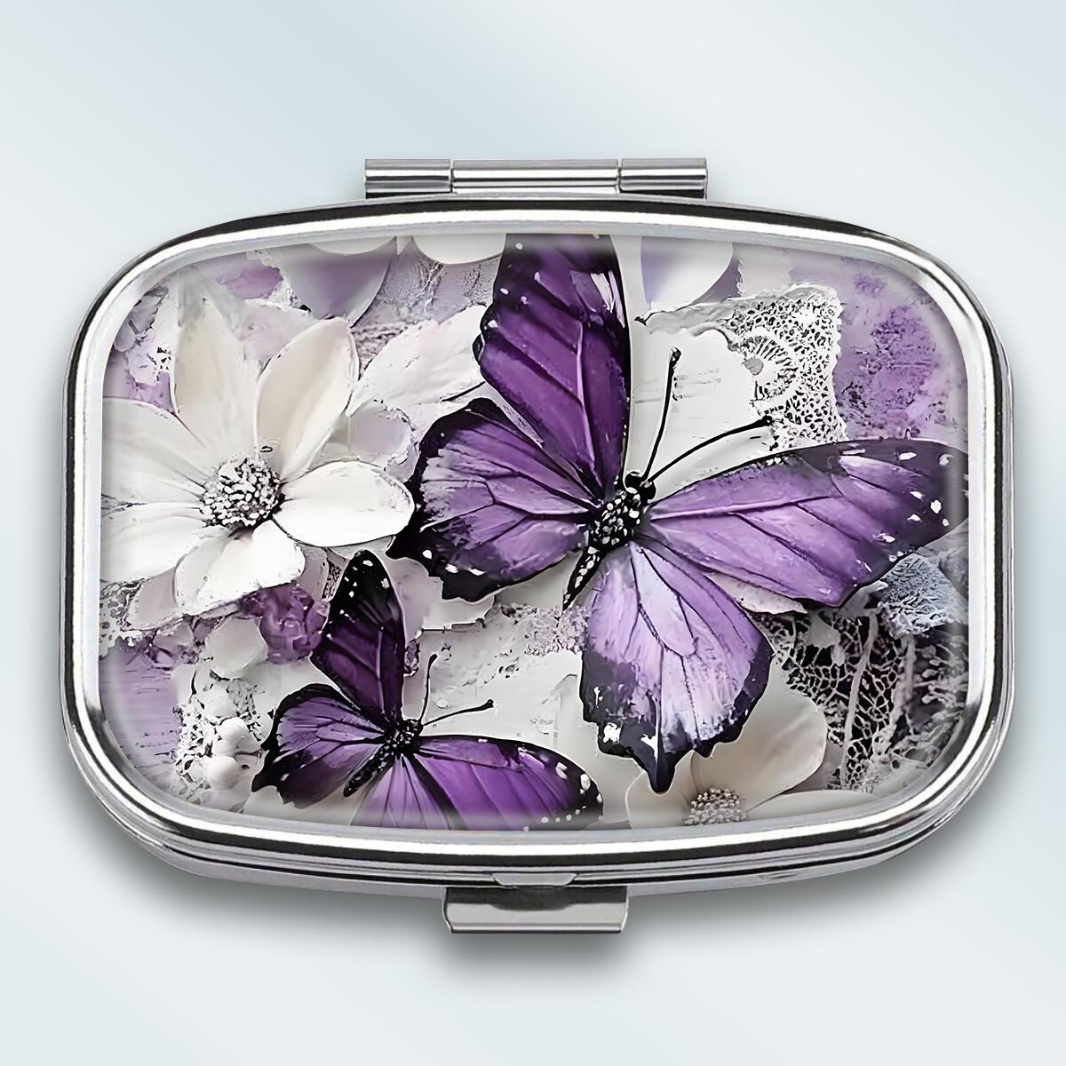 Portable Pill Box with 2 Compartments, Mini Metal Medicine Organizer Case, Cute Printed Pill Container for Vitamins, Pills, Jewelry, Travel, Daily Use разноцветный
Portable Pill Box with 2 Compartments, Mini Metal Medicine Organizer Case, Cute Printed Pill Container for Vitamins, Pills, Jewelry, Travel, Daily Use разноцветный