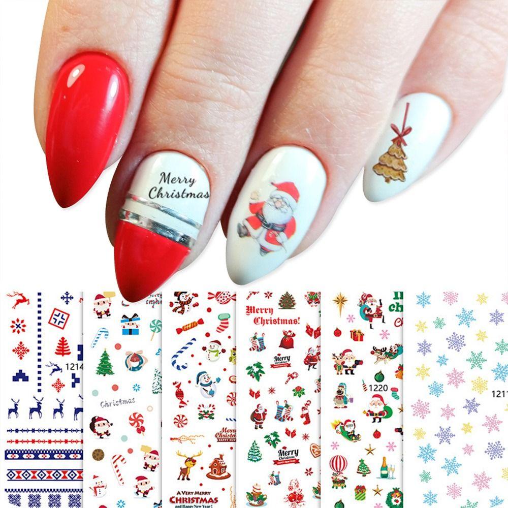 Santa Claus Nail Salon Nail Decoration New Year Decals Manicuring Foils Christmas Nail Art Stickers 06
Santa Claus Nail Salon Nail Decoration New Year Decals Manicuring Foils Christmas Nail Art Stickers 06