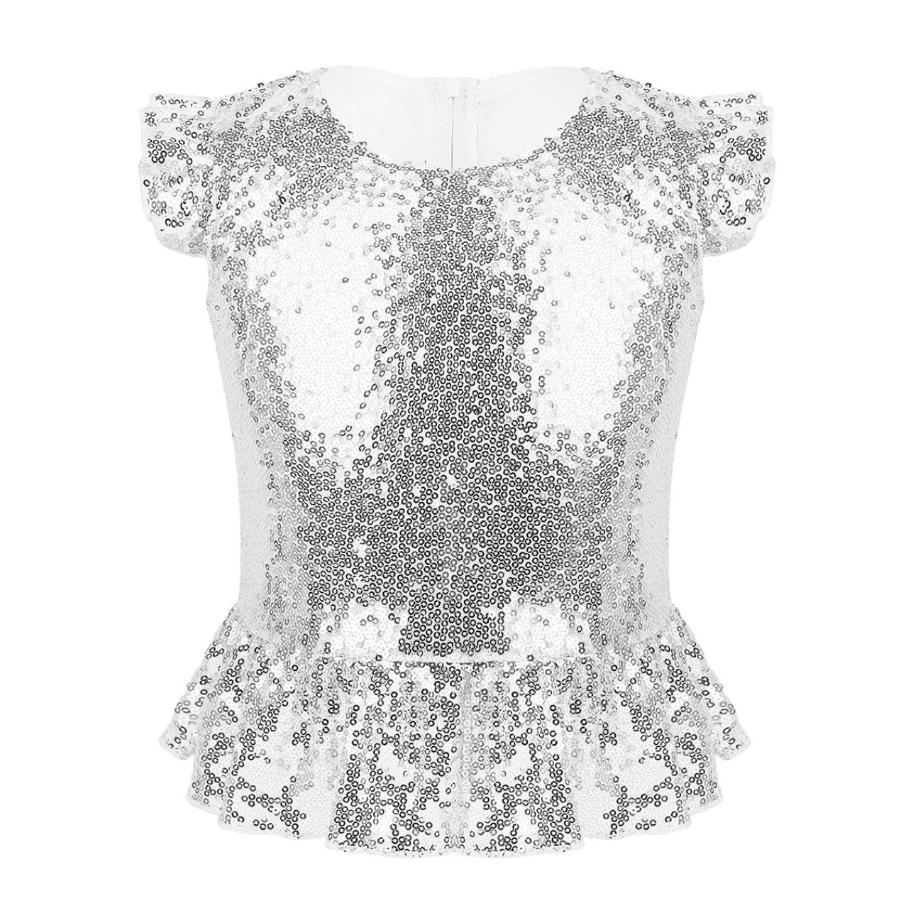 Вечерние укороченные топы для девочек, костюм русалки, блестящий топ с оборками и блестками, жилет на Хэллоуин, карнавал, день рождения 13-14 Years серебряный
Вечерние укороченные топы для девочек, костюм русалки, блестящий топ с оборками и блестками, жилет на Хэллоуин, карнавал, день рождения 13-14 Years серебряный