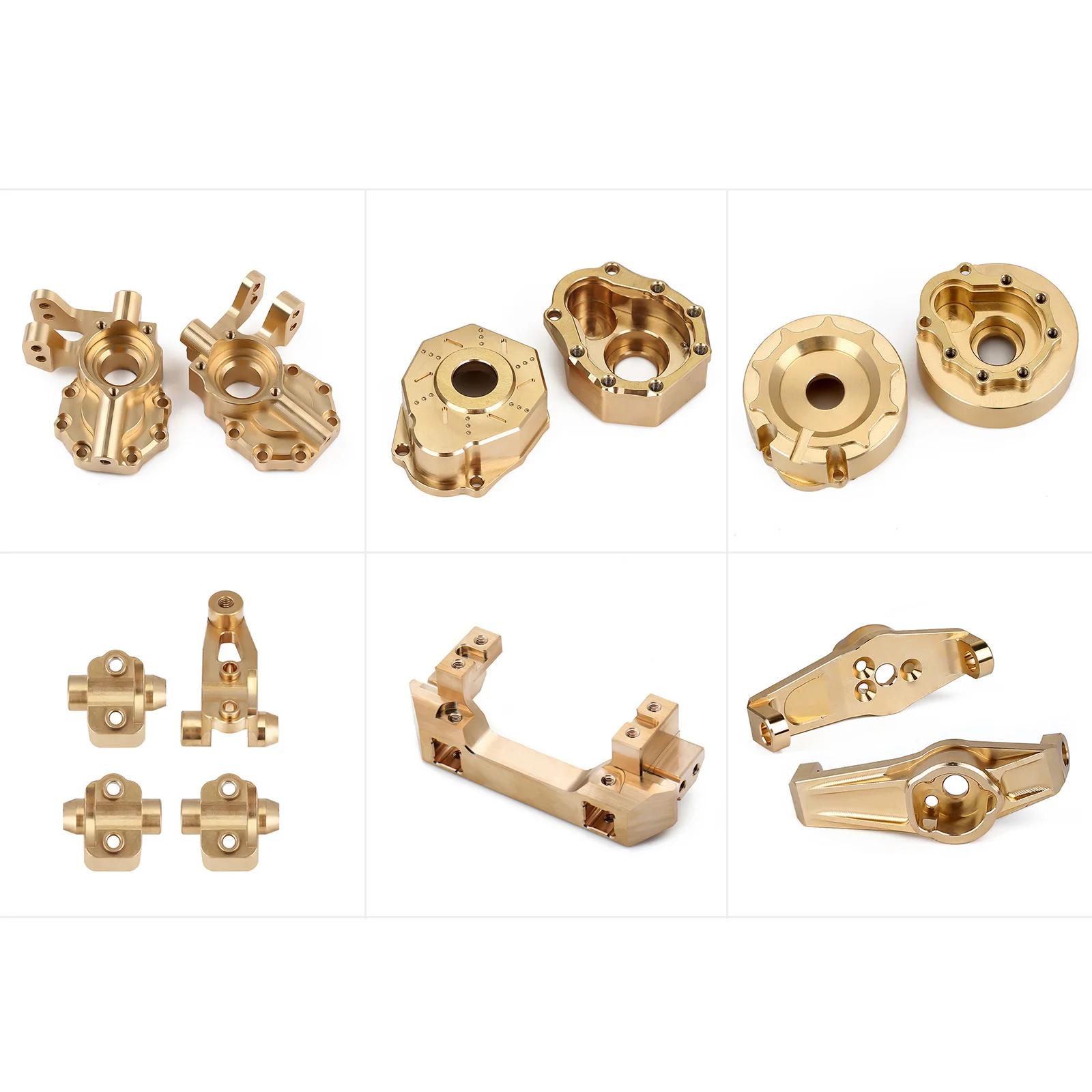INJORA Heavy Brass Counterweight Portal Drive Housing Bumper Holder Axle Mount for RC Crawler TRX4 TRX-4 TRX6 Upgrade Parts
INJORA Heavy Brass Counterweight Portal Drive Housing Bumper Holder Axle Mount for RC Crawler TRX4 TRX-4 TRX6 Upgrade Parts