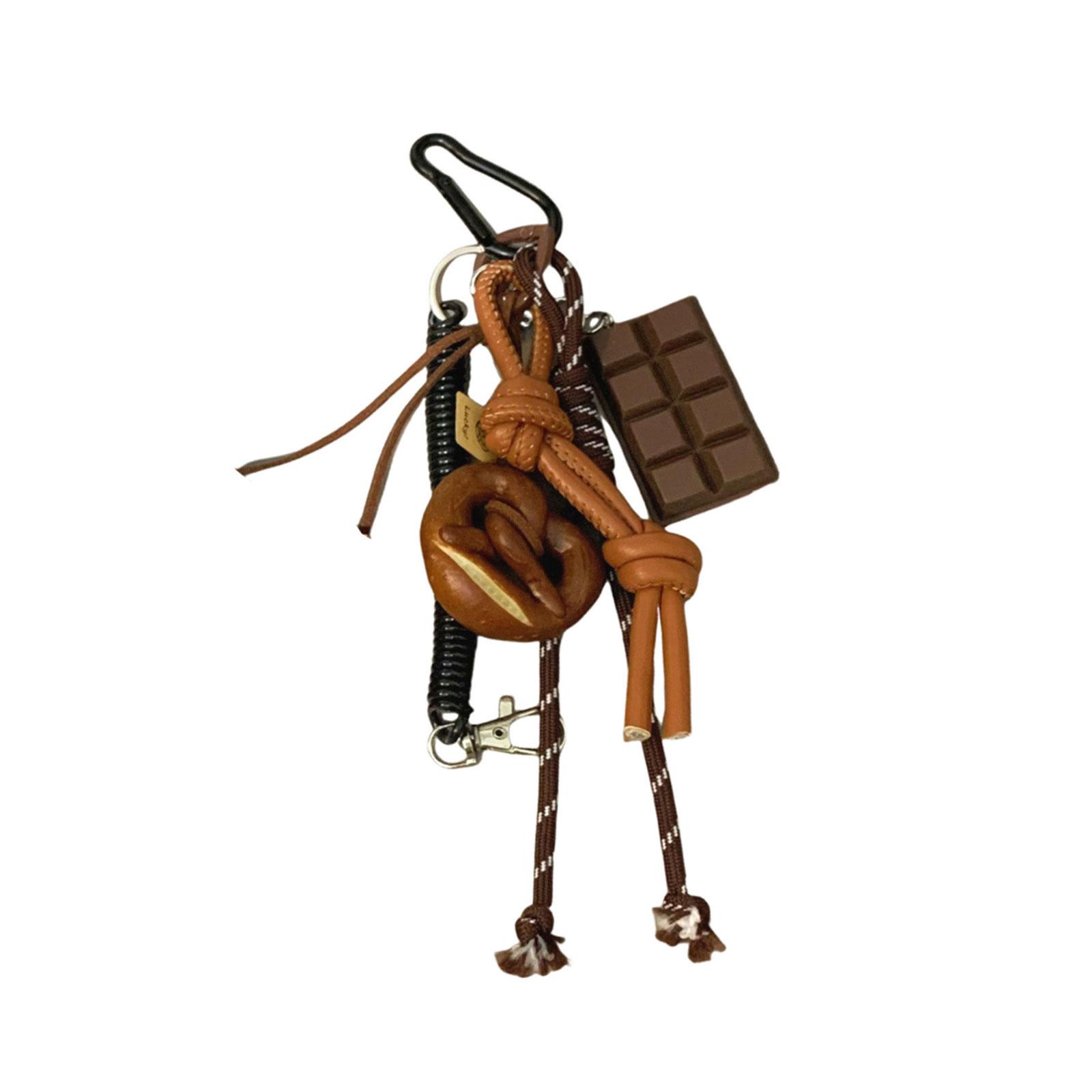 Креативный брелок для ключей в виде шоколадной сумки-бублика, легкий и практичный, для рюкзаков и ключей 3
Креативный брелок для ключей в виде шоколадной сумки-бублика, легкий и практичный, для рюкзаков и ключей 3