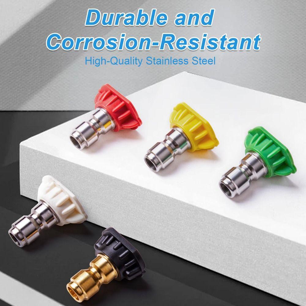 5pcs/set Universal Compatibility Pressure Washer Tips Power Washer Nozzle Tips Set Automobile
5pcs/set Universal Compatibility Pressure Washer Tips Power Washer Nozzle Tips Set Automobile