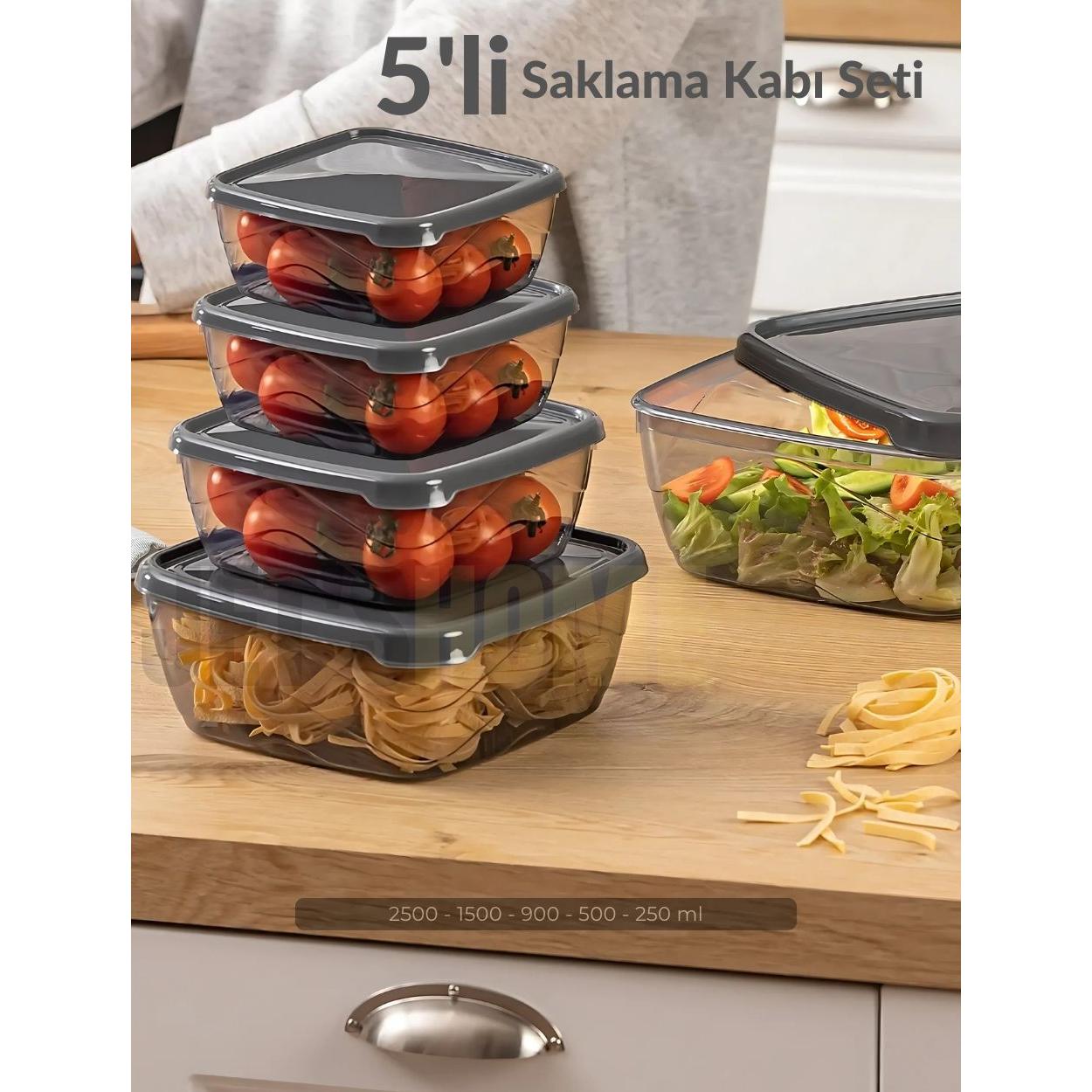 5’li Set Kare Saklama Kabı Seti BPA Free Erzak Kabı Bakliyat Saklama Kapları Buzdolabı Kabı
5’li Set Kare Saklama Kabı Seti BPA Free Erzak Kabı Bakliyat Saklama Kapları Buzdolabı Kabı