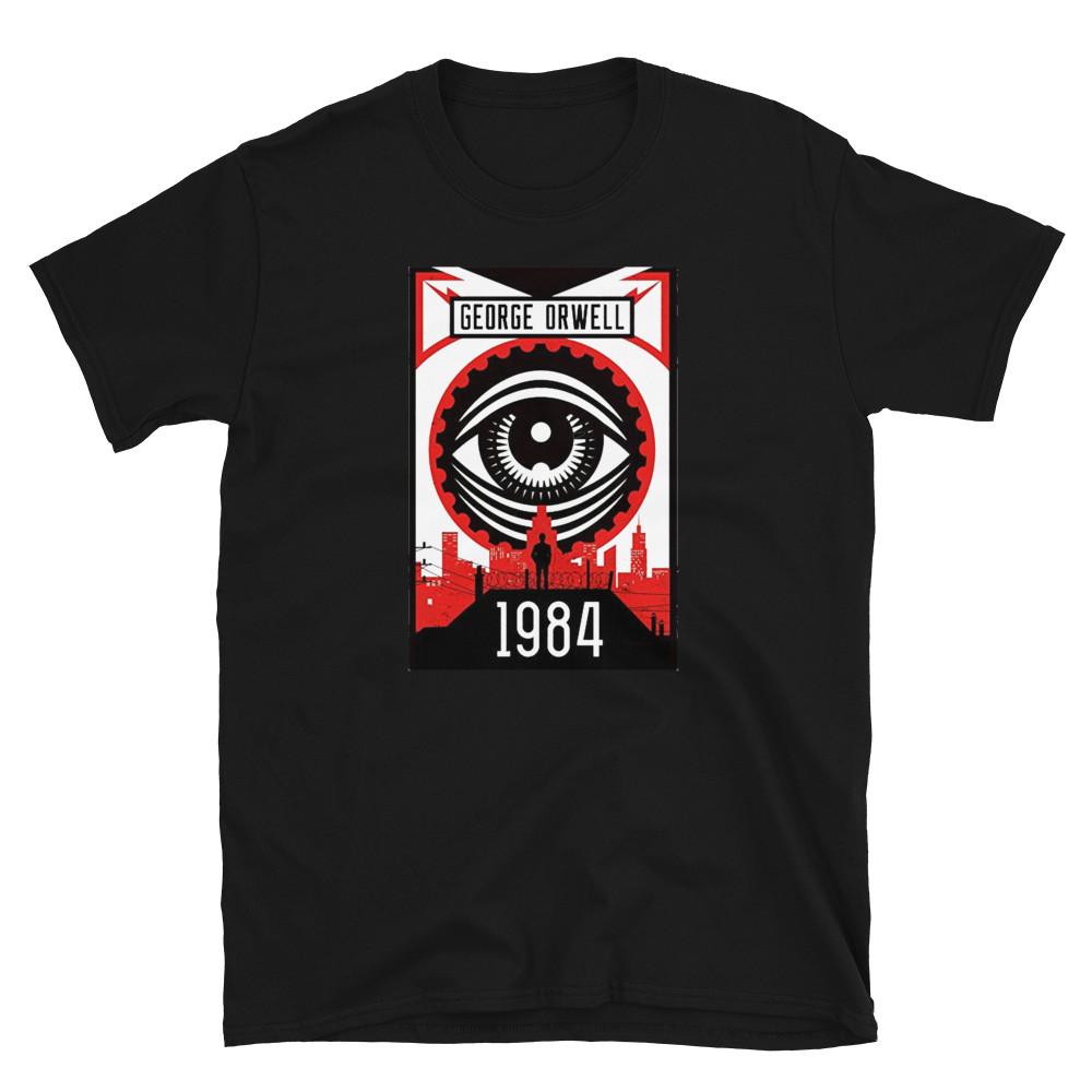 1984 Mens George Orwell Fictional Novel Top English BIG BROTHER Printed T-Shirt Tops Tee 3XL
1984 Mens George Orwell Fictional Novel Top English BIG BROTHER Printed T-Shirt Tops Tee 3XL