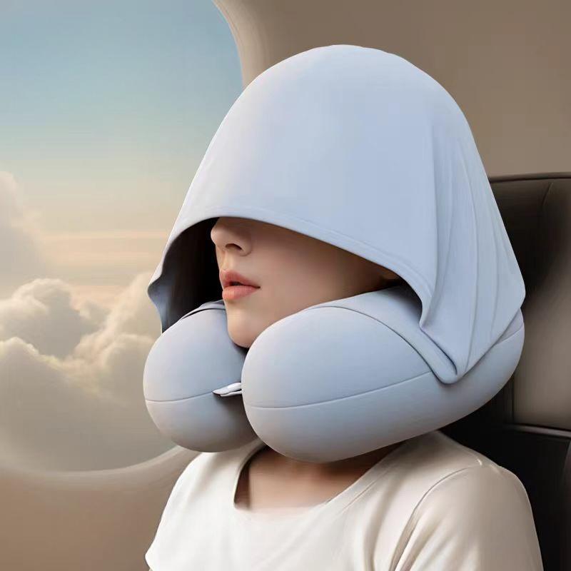Hooded U-Shaped Travel Pillow Ice Silk Neck Pillow Portable Summer Airplane Car Sleep Soft Head Rest Cushion for Travel Office 30x29x10cm синий
Hooded U-Shaped Travel Pillow Ice Silk Neck Pillow Portable Summer Airplane Car Sleep Soft Head Rest Cushion for Travel Office 30x29x10cm синий