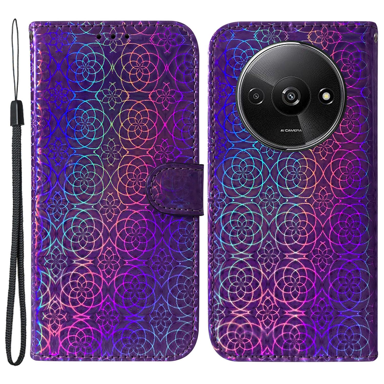 For Xiaomi Redmi A3/Poco C61 4G PU Leather Case Anti-scratch Dazzling Flower Pattern Phone Protector Purple
For Xiaomi Redmi A3/Poco C61 4G PU Leather Case Anti-scratch Dazzling Flower Pattern Phone Protector Purple