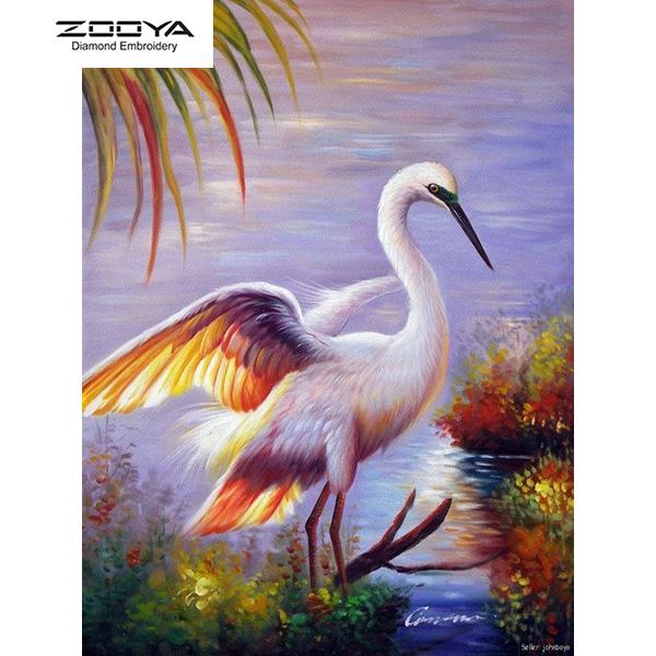 ZOOYA 3D Алмазная вышивка Картина Вышивка крестиком Круглый горный хрусталь Картина Белый журавль
ZOOYA 3D Алмазная вышивка Картина Вышивка крестиком Круглый горный хрусталь Картина Белый журавль