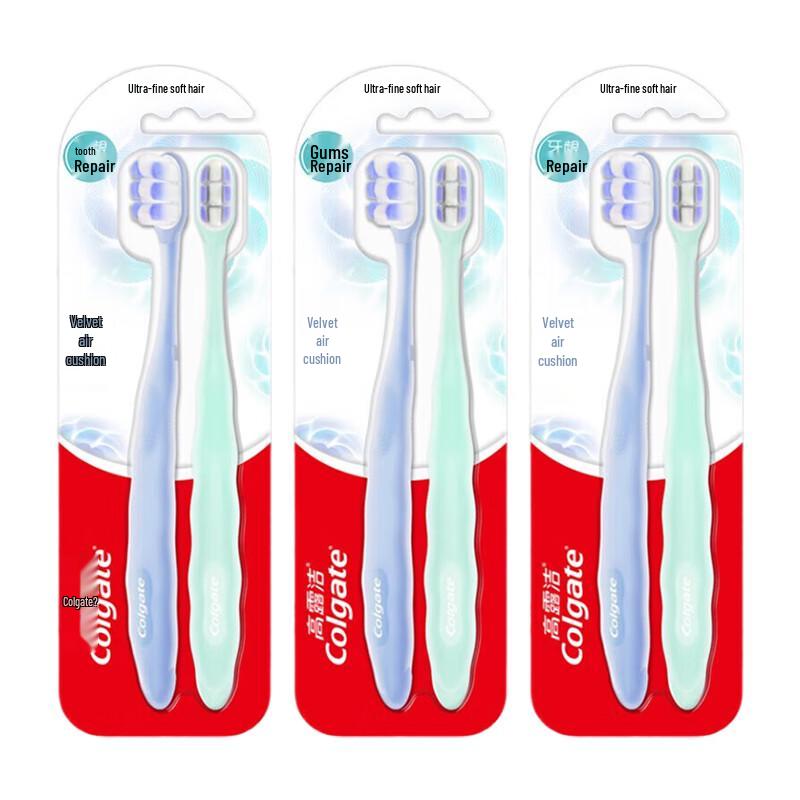 Colgate Velvet Cushion Toothbrush (6-Pack)
Colgate Velvet Cushion Toothbrush (6-Pack)