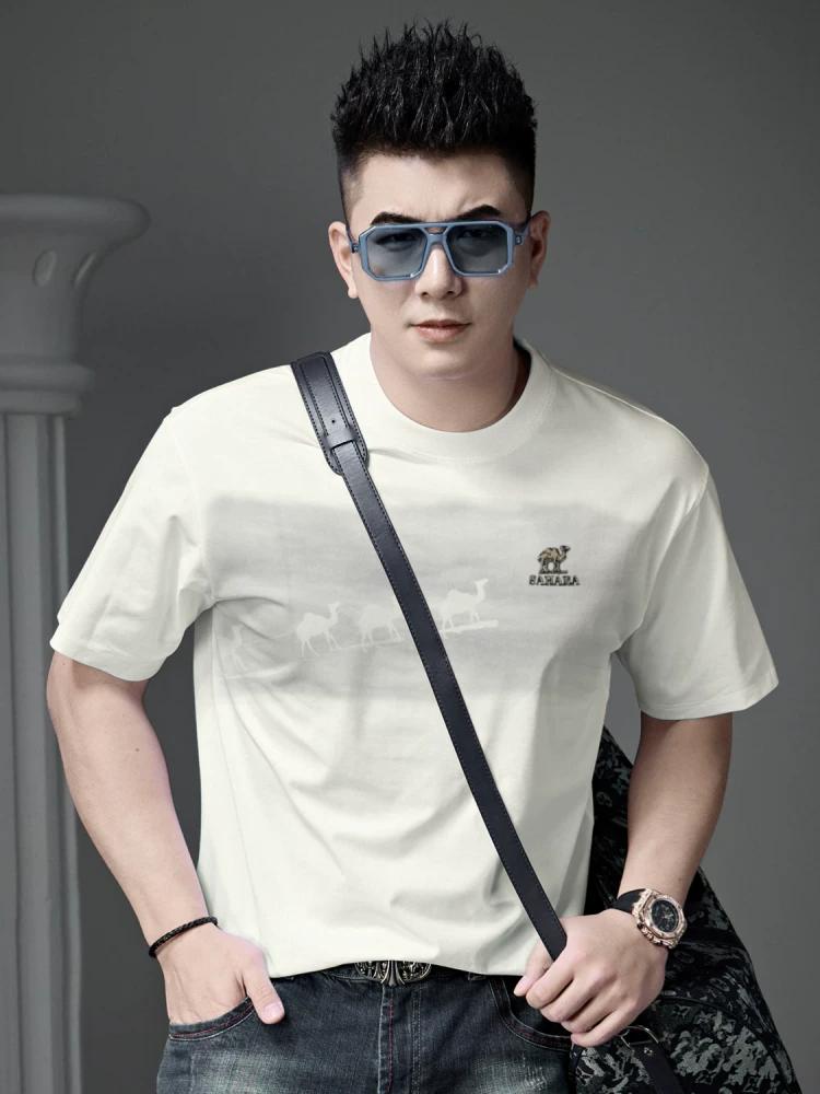 European Trendy Embroidered Printed Short-Sleeve T-Shirt for Men 2025 New Summer Casual Half-Sleeve Top Clothing M грязно-белый
European Trendy Embroidered Printed Short-Sleeve T-Shirt for Men 2025 New Summer Casual Half-Sleeve Top Clothing M грязно-белый