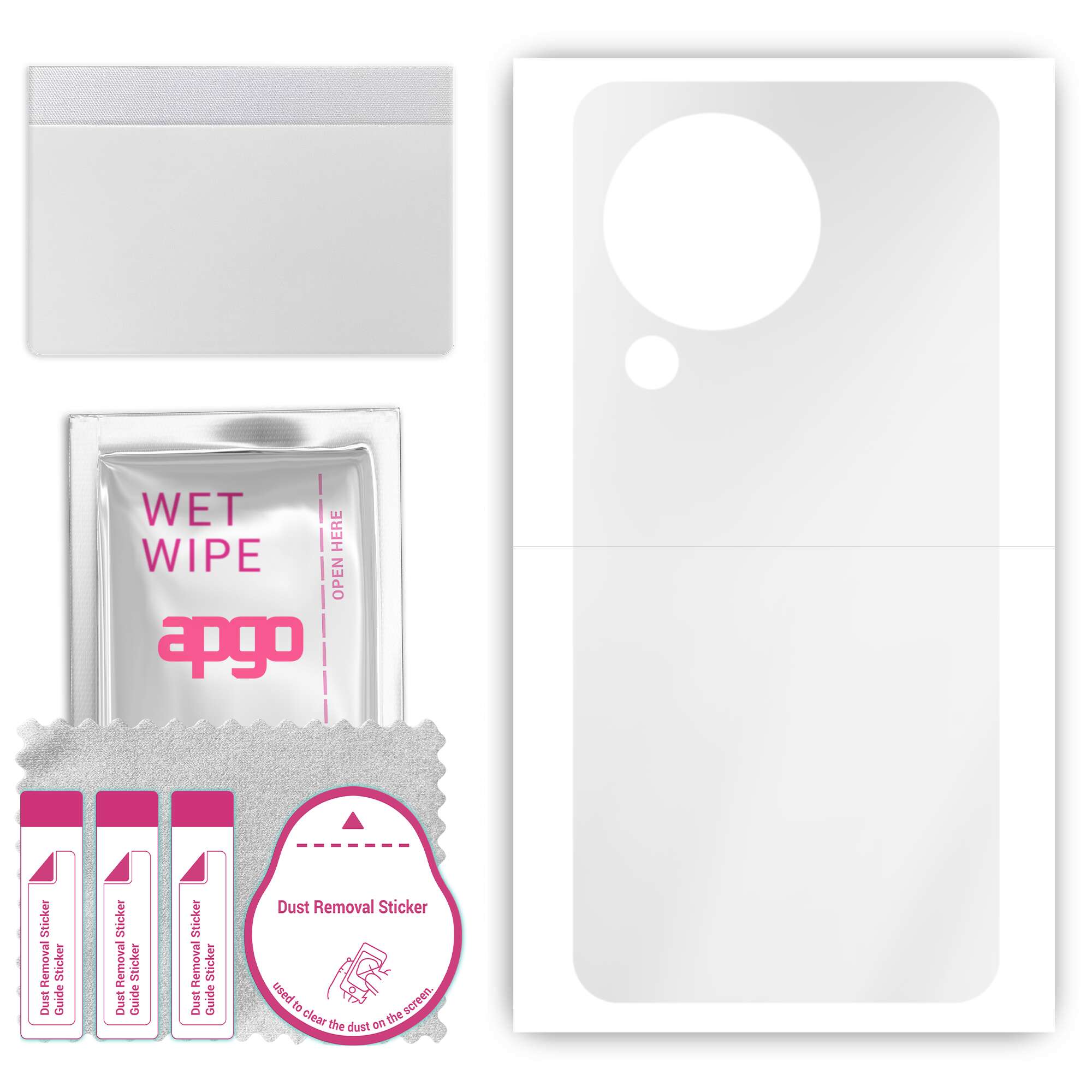 apgo Ultra Clear Protective Skin Sticker for the back compatible with Xiaomi Civi 3, Wrap Film, Hydrogel Film, Flexible, Soft TPU with positioning lay
apgo Ultra Clear Protective Skin Sticker for the back compatible with Xiaomi Civi 3, Wrap Film, Hydrogel Film, Flexible, Soft TPU with positioning lay