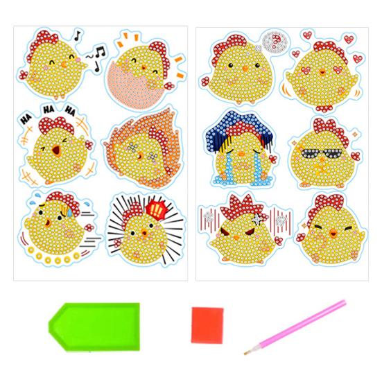 DIY алмазные наклейки для рисования, простые в использовании, ручная работа, мультфильм, маленькая желтая курочка, алмазные рисунки, прочные клейкие наклейки
DIY алмазные наклейки для рисования, простые в использовании, ручная работа, мультфильм, маленькая желтая курочка, алмазные рисунки, прочные клейкие наклейки