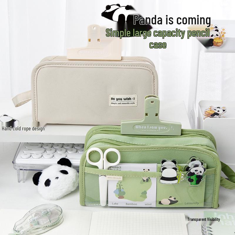 Panda Pencil Case - 2023 Large Capacity Japanese Style for Girls, Suitable for Junior & Elementary Students. брудно-білий
Panda Pencil Case - 2023 Large Capacity Japanese Style for Girls, Suitable for Junior & Elementary Students. брудно-білий