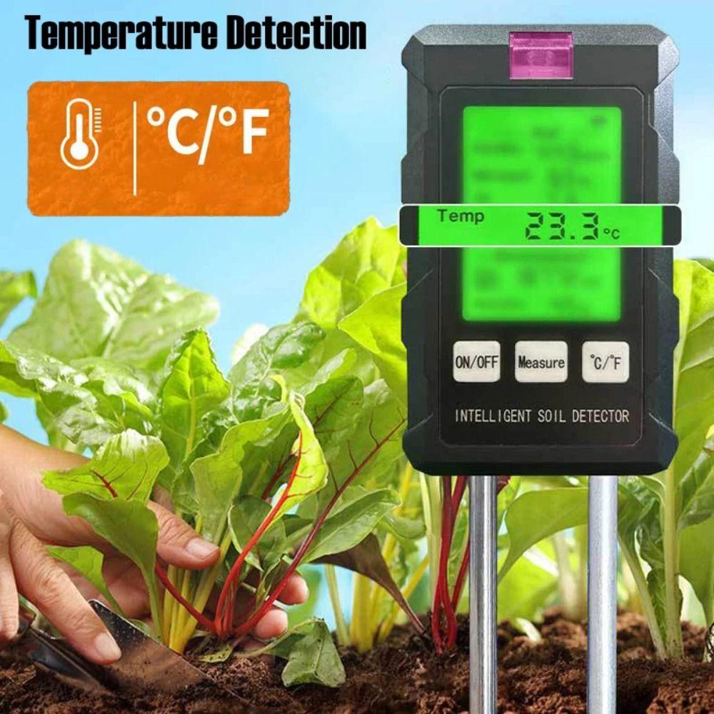 6 in 1 6 in 1 Soil Meter LCD Display Soil Moisture Meter Soil Temperature Detector Flower Planting
6 in 1 6 in 1 Soil Meter LCD Display Soil Moisture Meter Soil Temperature Detector Flower Planting
