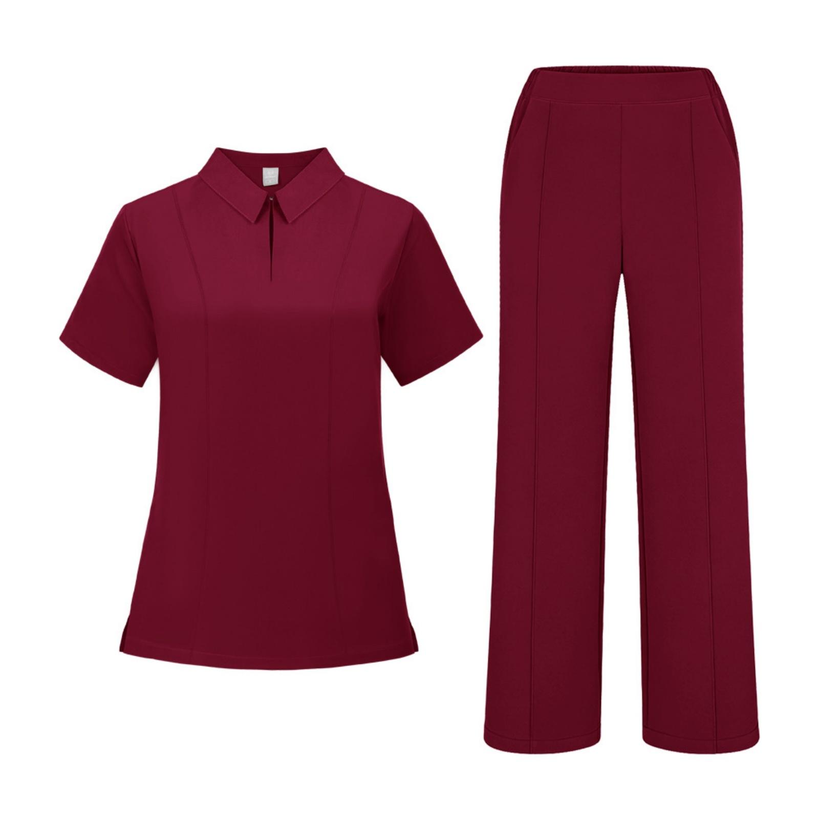 Women s Quick-drying Fabric Uniform Set: Colorcollar Short-sleeved Shirt And Trousers Set For Caregivers And Nurses. XL червоний
Women s Quick-drying Fabric Uniform Set: Colorcollar Short-sleeved Shirt And Trousers Set For Caregivers And Nurses. XL червоний