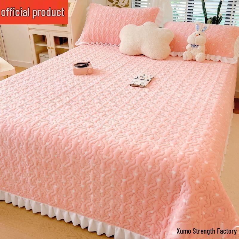 Winter Milk Velvet Coral Quilted Bed Sheet Set - 3-Piece Kang Tatami Cover 150x230 cm Cover Only
Winter Milk Velvet Coral Quilted Bed Sheet Set - 3-Piece Kang Tatami Cover 150x230 cm Cover Only